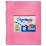 CUADERNO 21X27 ESP 60H Rosa VINILICO TRIUNFAN