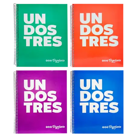 CUADERNO 21X27 ESP  100HC LETRAS TRIUNFANTE