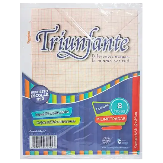 REPUESTO N3 ESP 8HJS MILIMETRADO TRIUNFANTE