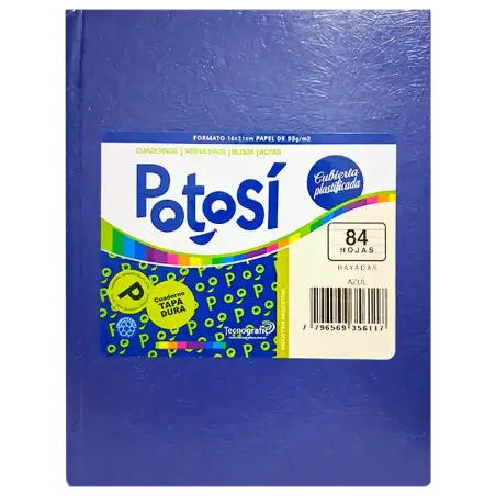 CUADERNO T/D 84H Azul POTOSI
