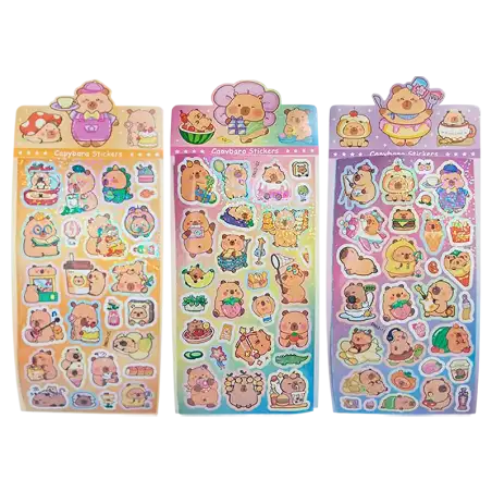 STICKER CAPYBARA C/BRILLO