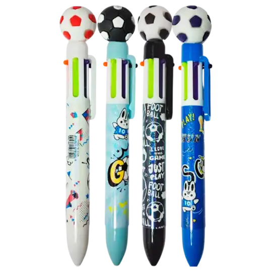 BOLIGRAFO MULTI X6 FUTBOL CUEPO ESTAMP.