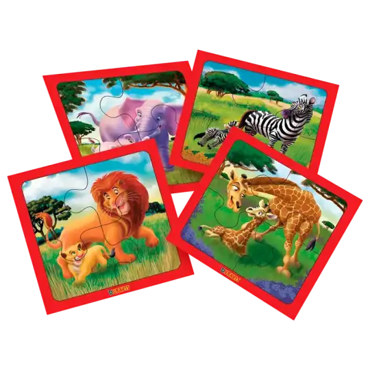 PUZZLE X4 PZAS ZOO CHICO DURAVIT
