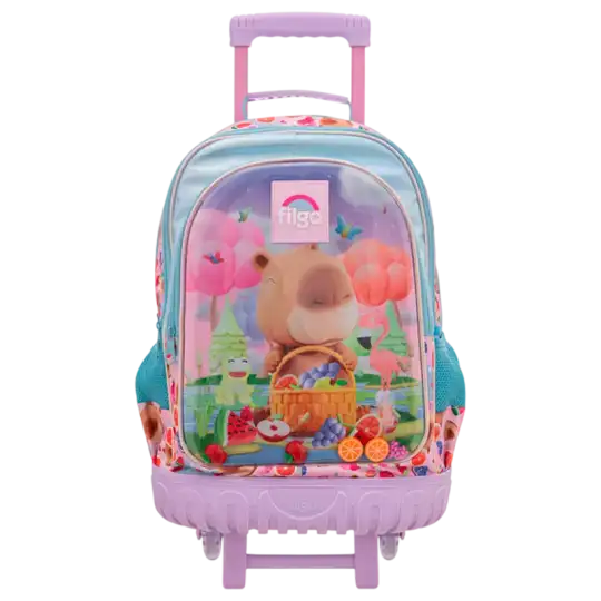 MOCHILA 3D 18 CARRO FILGO CAPIBARA