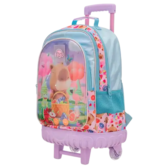 MOCHILA 3D 18 CARRO FILGO CAPIBARA
