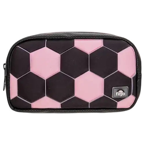 CARTUCHERA STARPACK FUTBOL ROSA NEG