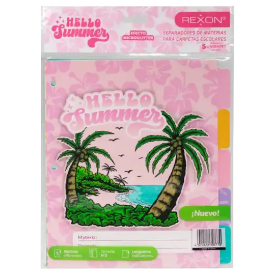 SEPARADOR DE MAT. HELLO SUMMER REXON