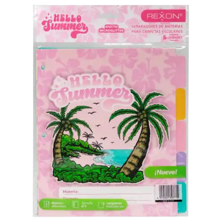 SEPARADOR DE MAT. HELLO SUMMER REXON