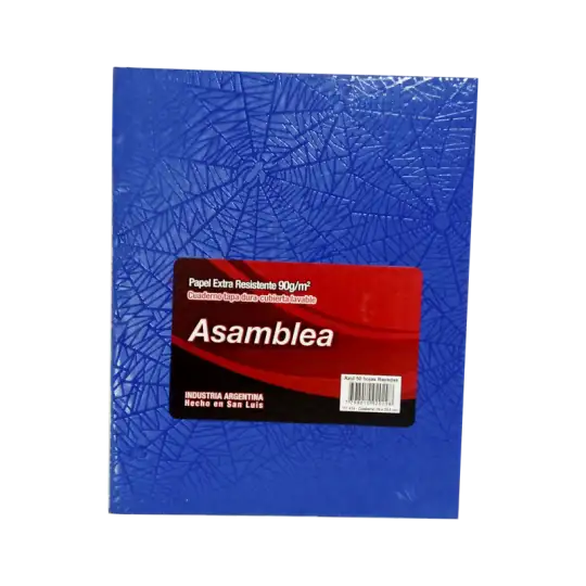 CUADERNO ASAMBLEA 19X23 50HJS RAYADAS ARANIA AZUL