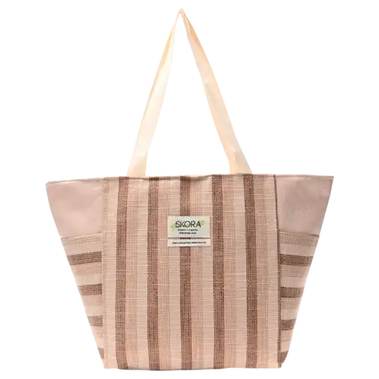 BOLSO PLAYERO SUMMER EDIT RAYADO C/BOLSILLO LATER.