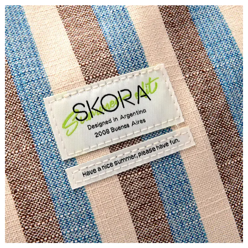 BOLSO PLAYERO SUMMER EDIT RAYADO C/BOLSILLO LATER.