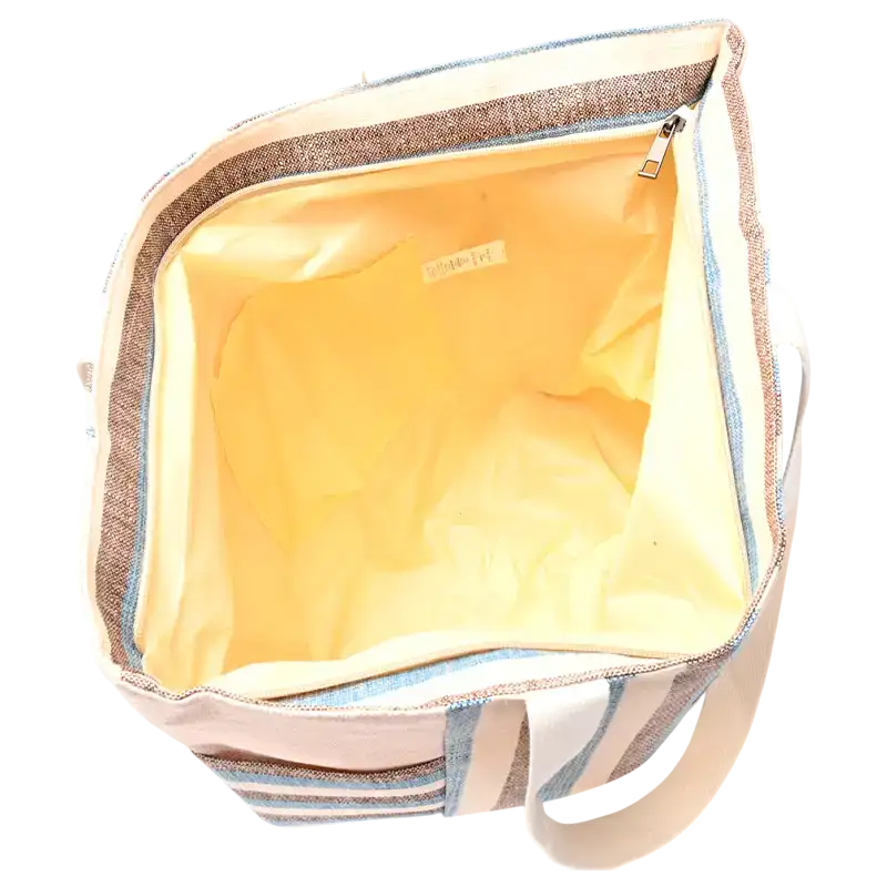 BOLSO PLAYERO SUMMER EDIT RAYADO C/BOLSILLO LATER.