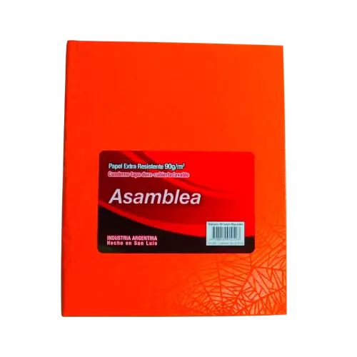 CUADERNO ASAMBLEA 19X23 50HJS RAYADAS ARANIA NARA