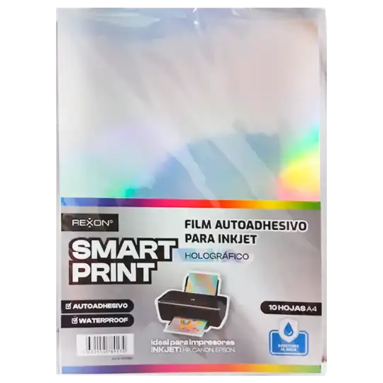 FILM ADHES INKJET HOLOGRAFICO X10HJ REXON
