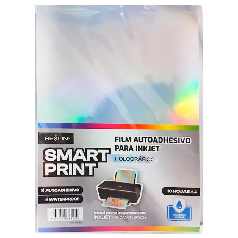 FILM ADHES INKJET HOLOGRAFICO X10HJ REXON