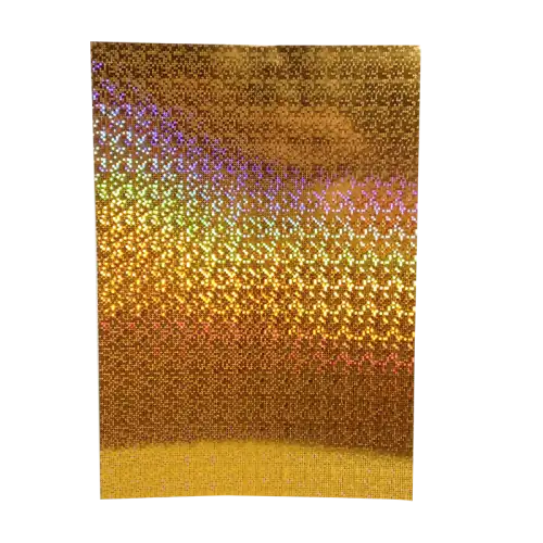 CARTULINA HOLO GLITTER NARANJA X1 REXON