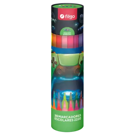 MARCADOR PINTO X20 TUBO GAMER FILGO