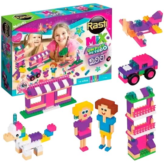 RASTI MIX 200 PIEZAS NENAS