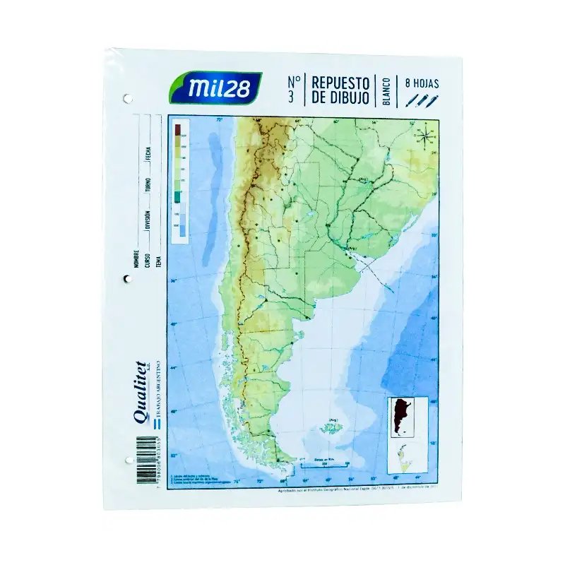 REPUESTO DIBUJO N3 BLANCO MIL28