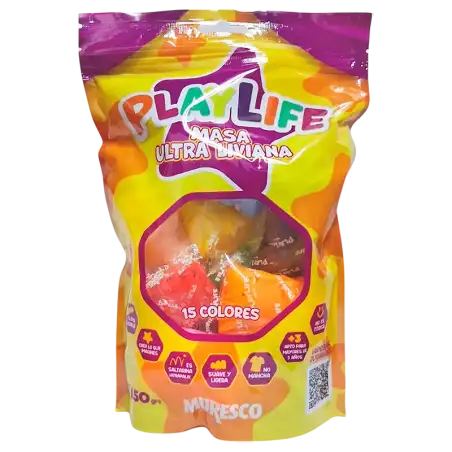 MASA PLAYLIFE 15 COLORES