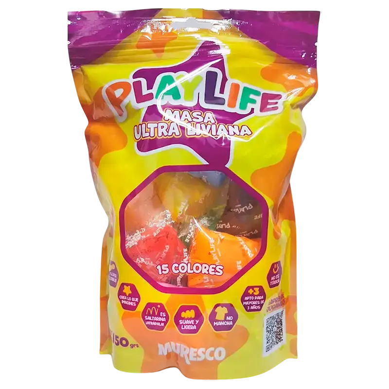 MASA PLAYLIFE 15 COLORES