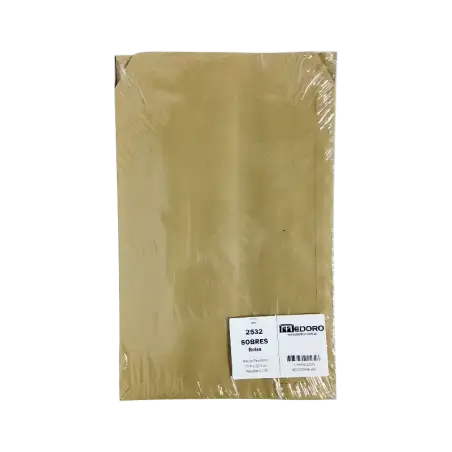 SOBRE PAPEL MADERA 80GR A4 22.9X32.4 X100U