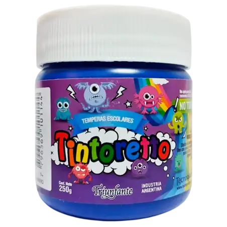 TEMPERA POTE 250G AZUL MARINO TINTORETTO