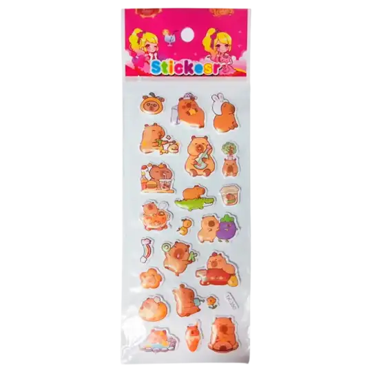 STICKER POP UP CAPYBARA