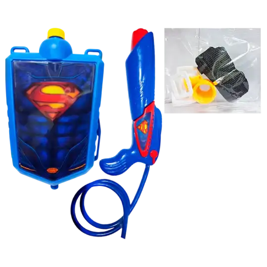 SUPER MOCHILA DE AGUA TRAJE SUPERMAN