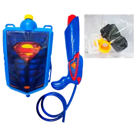 SUPER MOCHILA DE AGUA TRAJE SUPERMAN