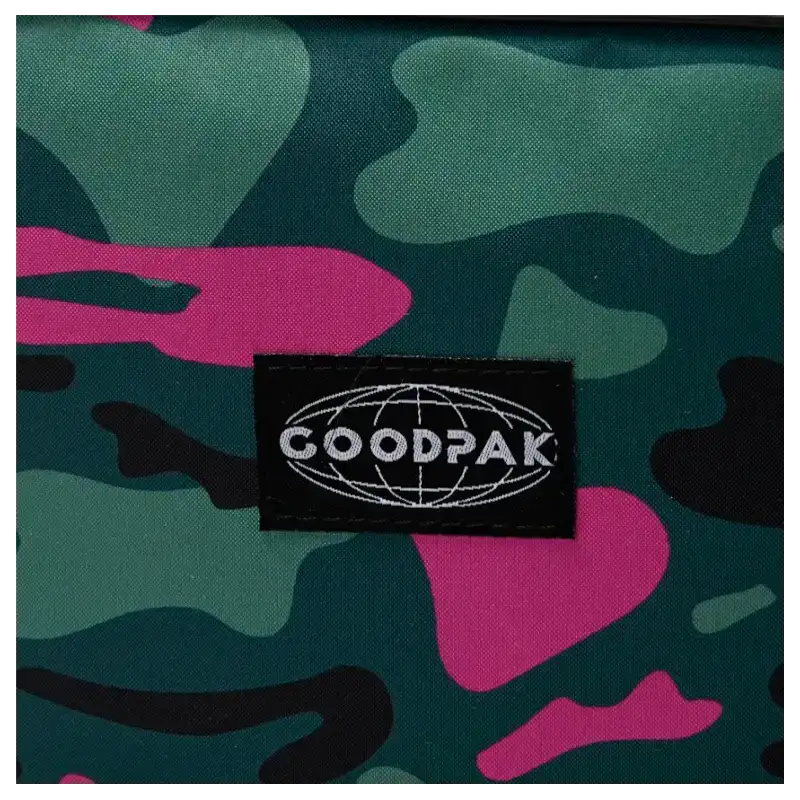 MOCHILA CARRO GOODPANT CAMUFLADO FUCSIA 17PULG."